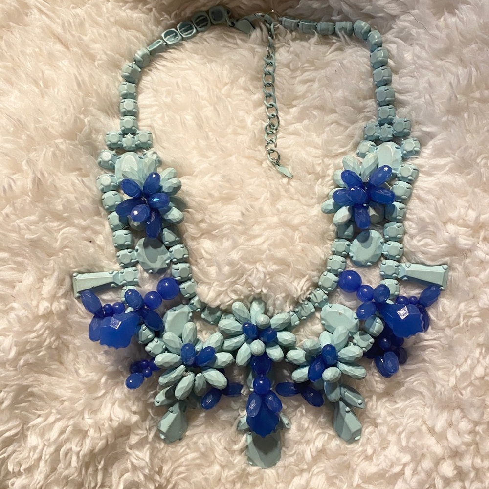 Zara Blue Statement Necklace